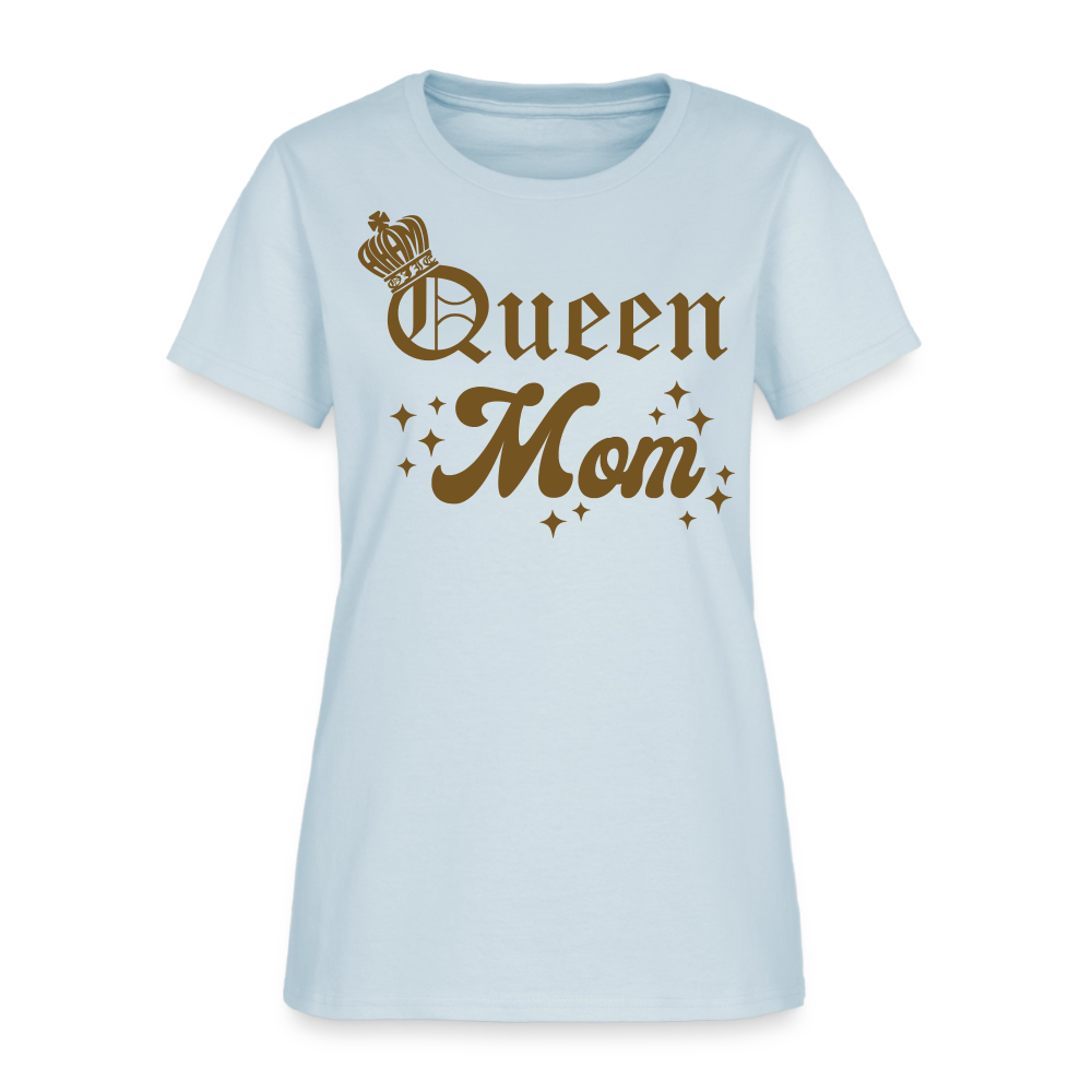 Queen Mom Women's T-Shirt - light blue