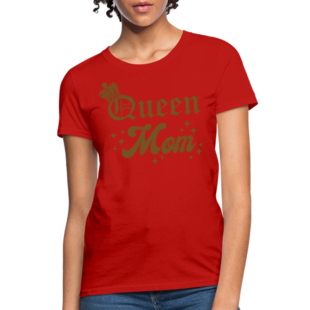 Queen Mom Women's T-Shirt - red