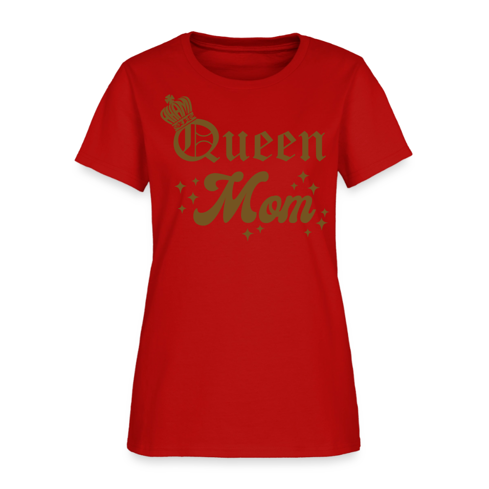 Queen Mom Women's T-Shirt - red