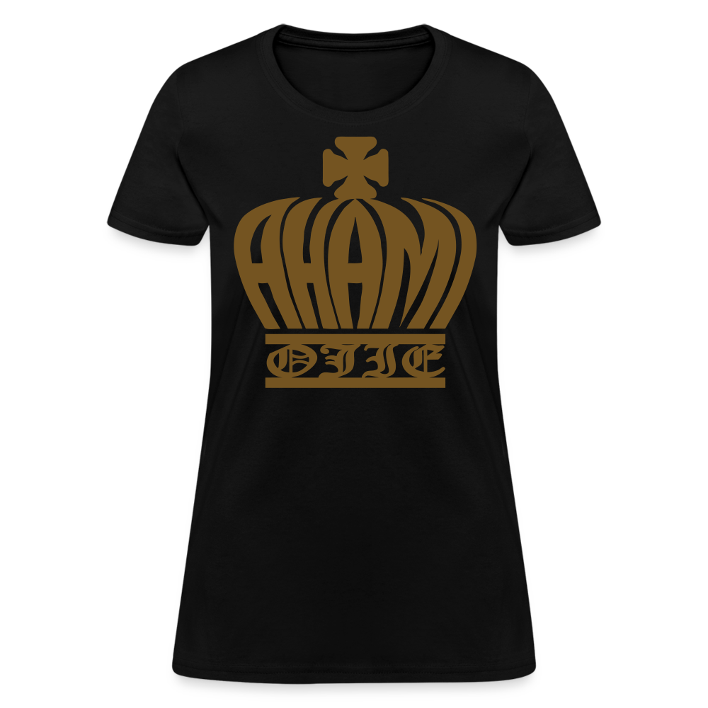 Ahamiojie Logo Royalty-shirt (Womens) - black