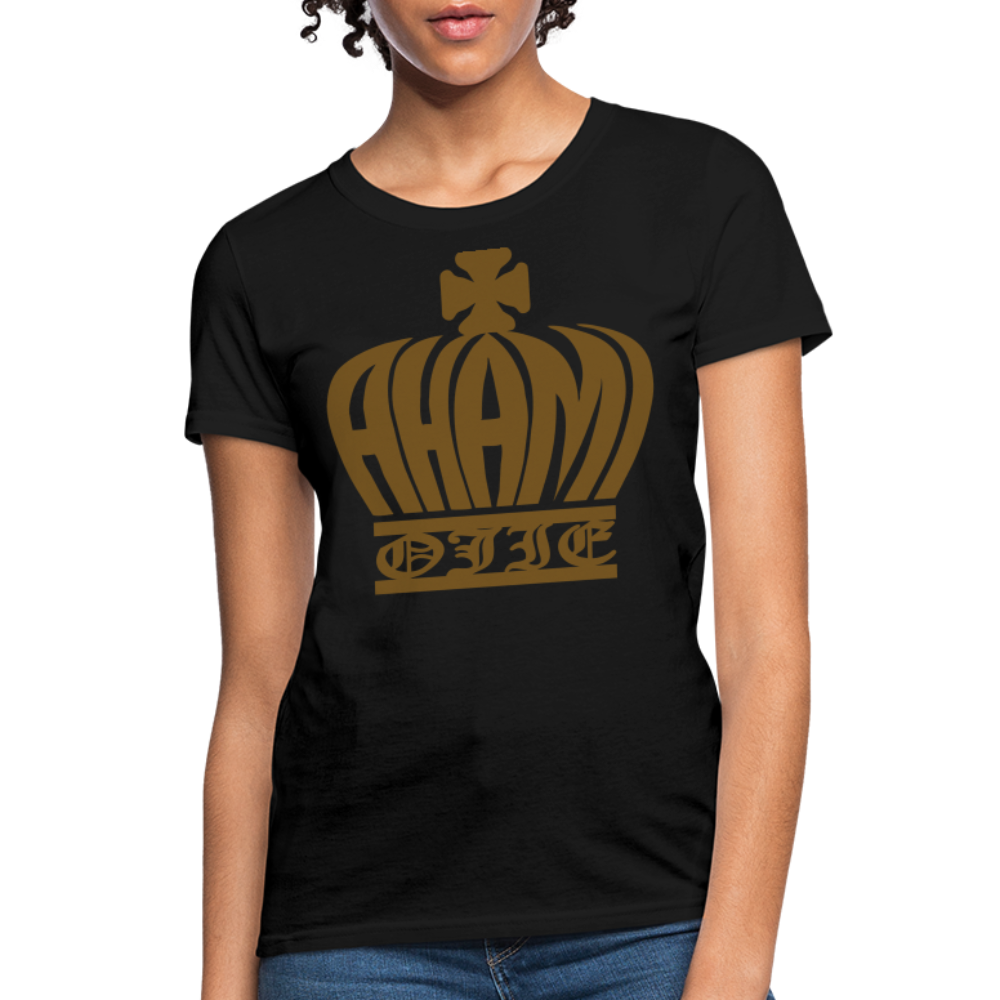 Ahamiojie Logo Royalty-shirt (Womens) - black