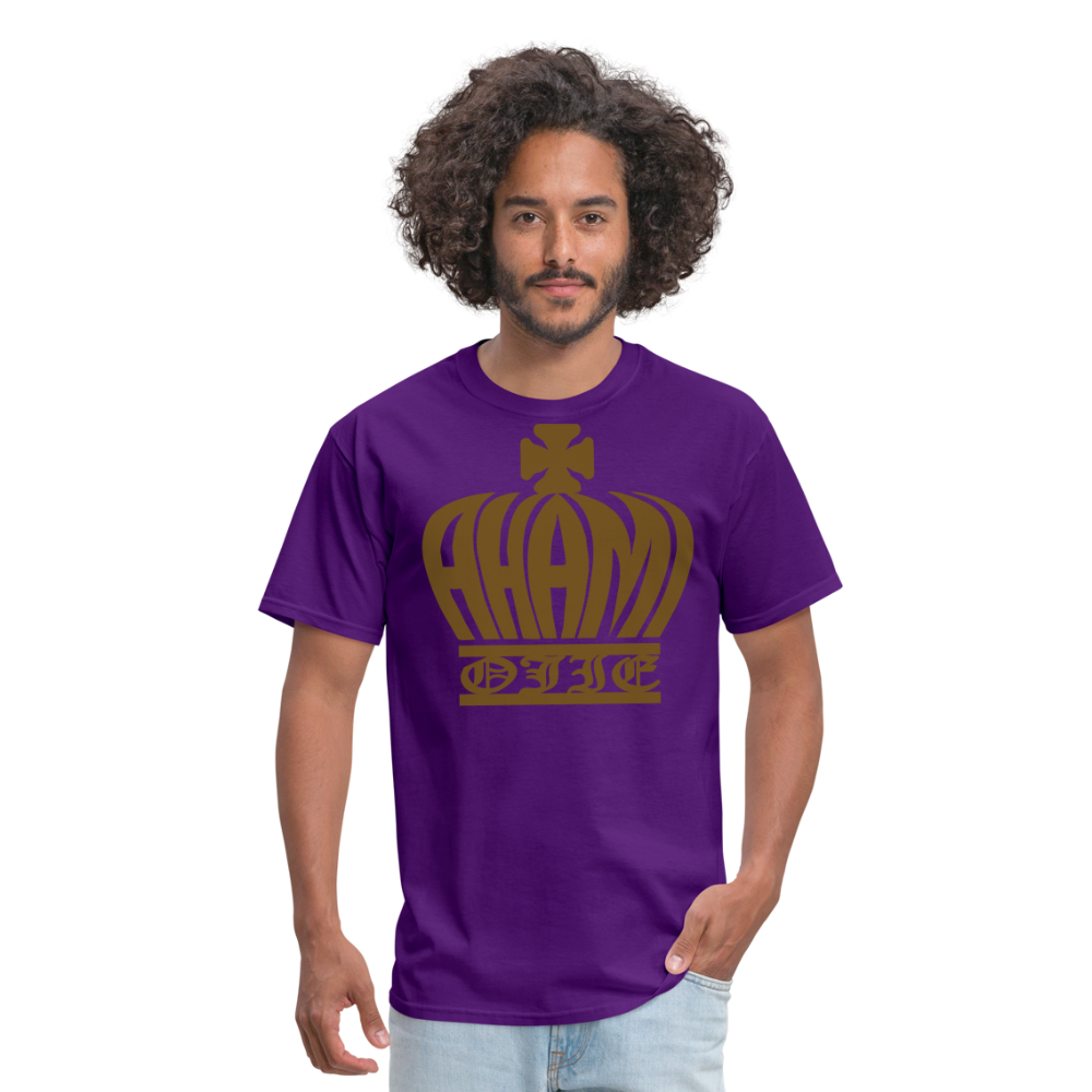 Ahamiojie Logo Royalty-shirt(Mens) - purple